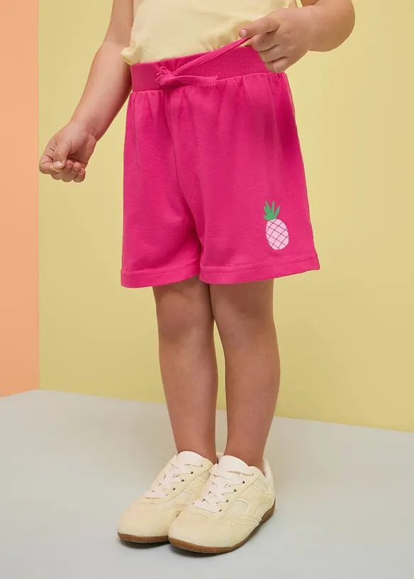 Shorts in jersey di puro cotone biologico (pacco da 3), bonprix
