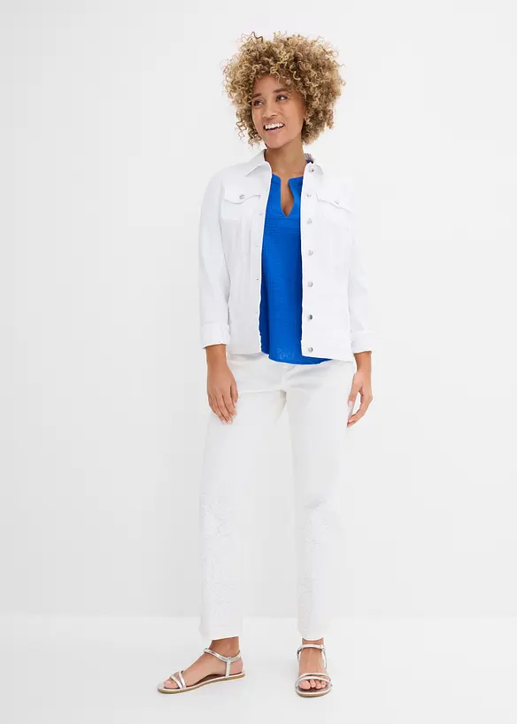 Pantaloni barrel con elastico in vita, bonprix