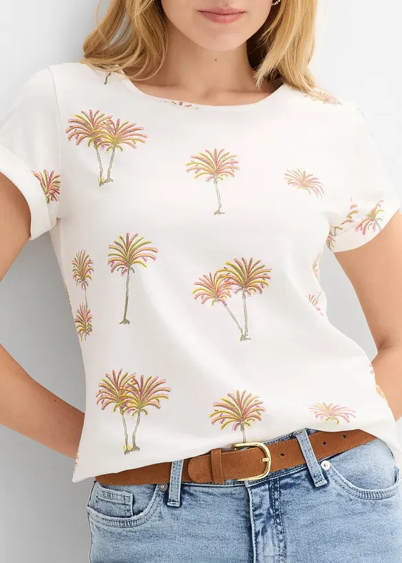 T-shirt in puro cotone biologico, bonprix