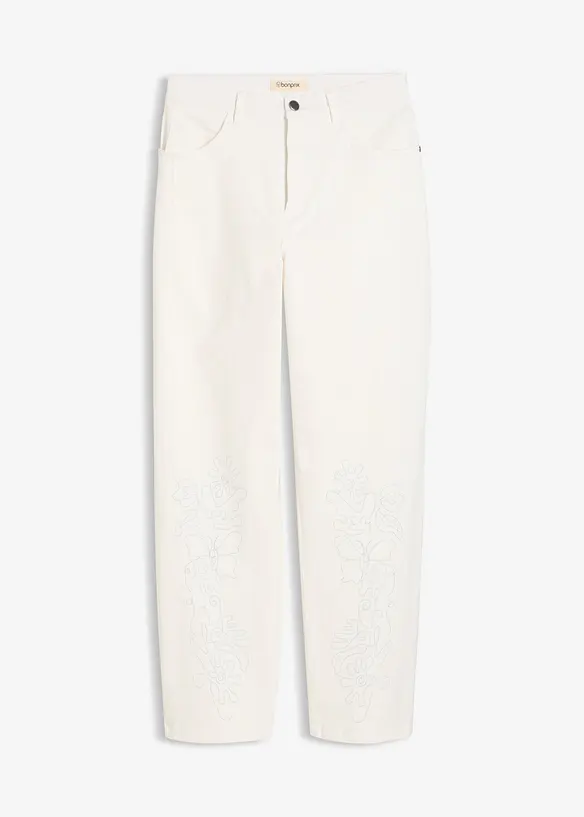 Pantaloni barrel con elastico in vita, bonprix