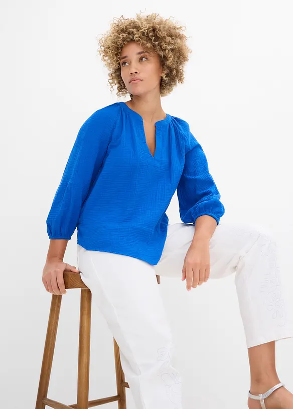 Pantaloni barrel con elastico in vita, bonprix