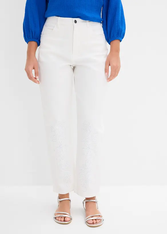 Pantaloni barrel con elastico in vita, bonprix