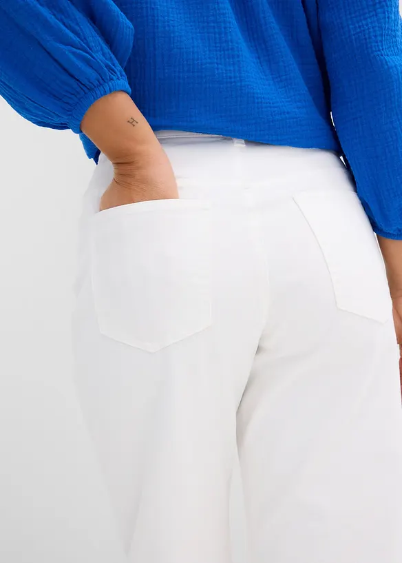 Pantaloni barrel con elastico in vita, bonprix