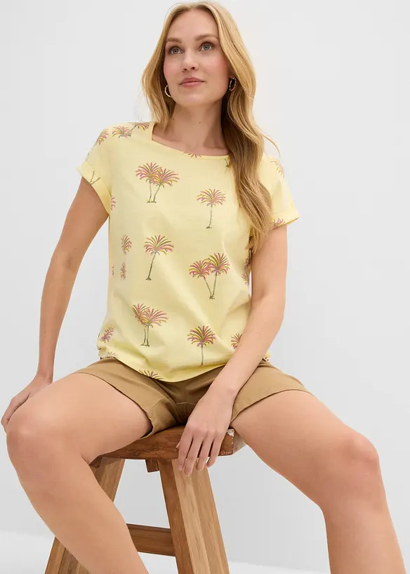 T-shirt in puro cotone biologico, bonprix