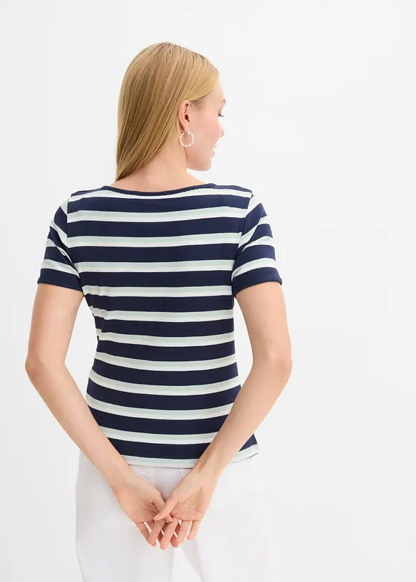 Maglia in cotone biologico a costine, bonprix