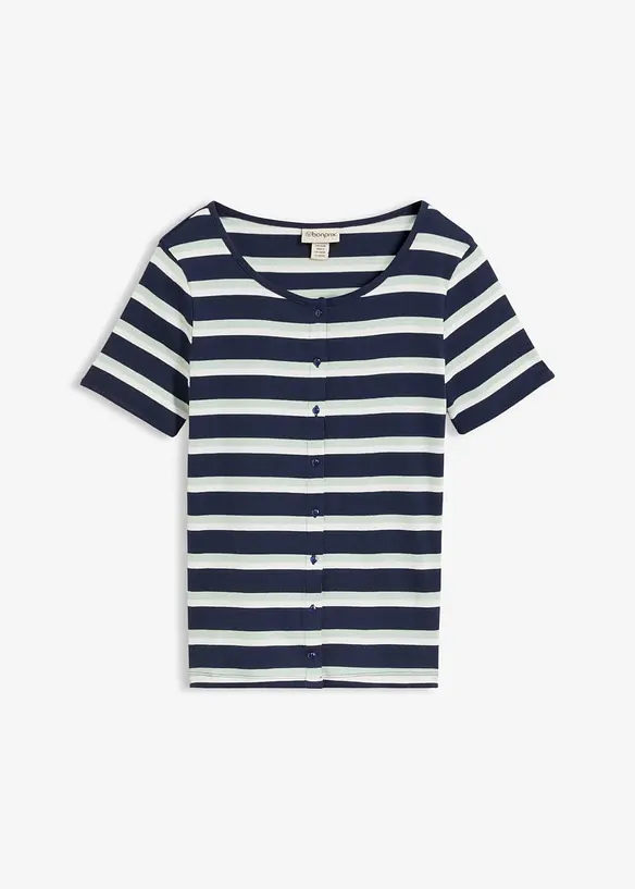 Maglia in cotone biologico a costine, bonprix