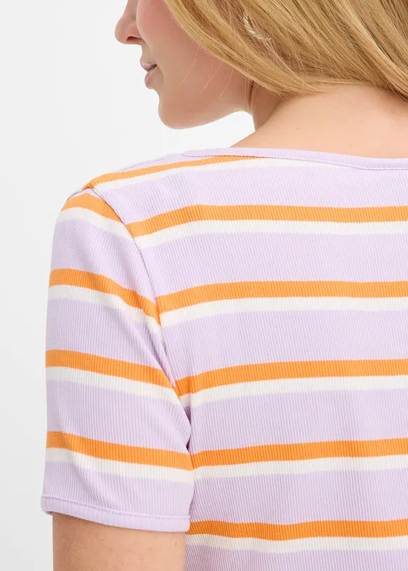 Maglia in cotone biologico a costine, bonprix