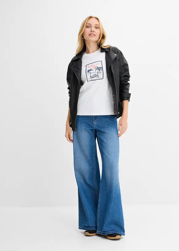 T-shirt in puro cotone biologico, bonprix