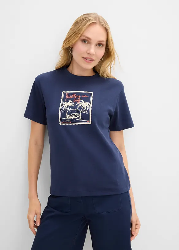 T-shirt in puro cotone biologico, bonprix
