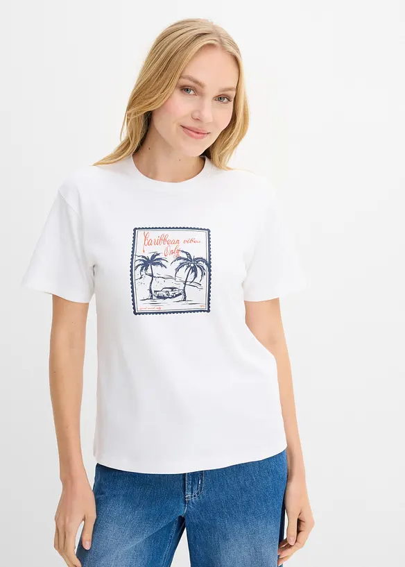T-shirt in puro cotone biologico, bonprix