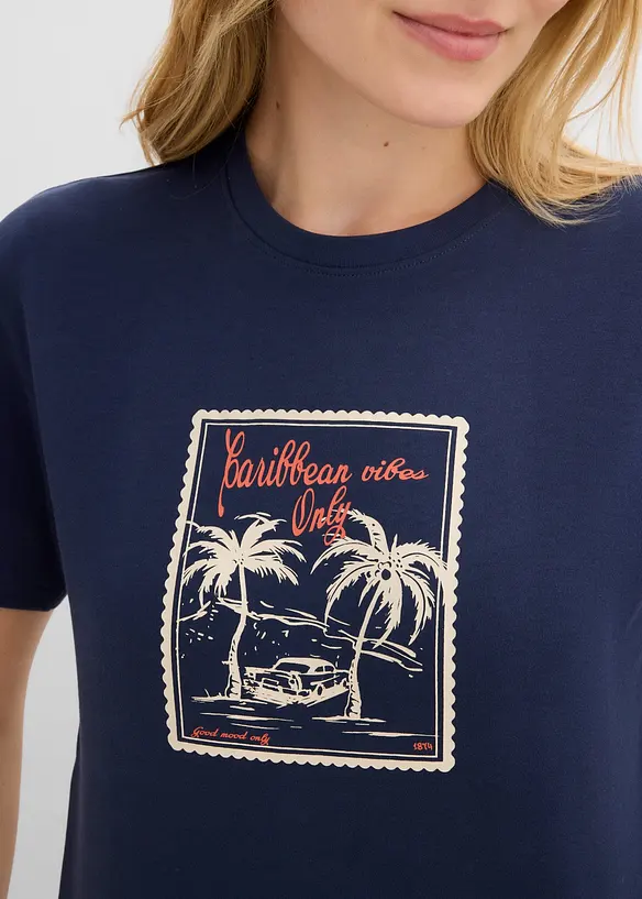 T-shirt in puro cotone biologico, bonprix
