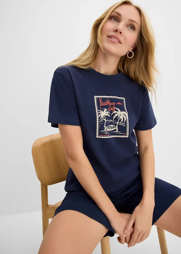 T-shirt in puro cotone biologico, bonprix