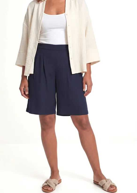 Bermuda in viscosa fluente, bonprix