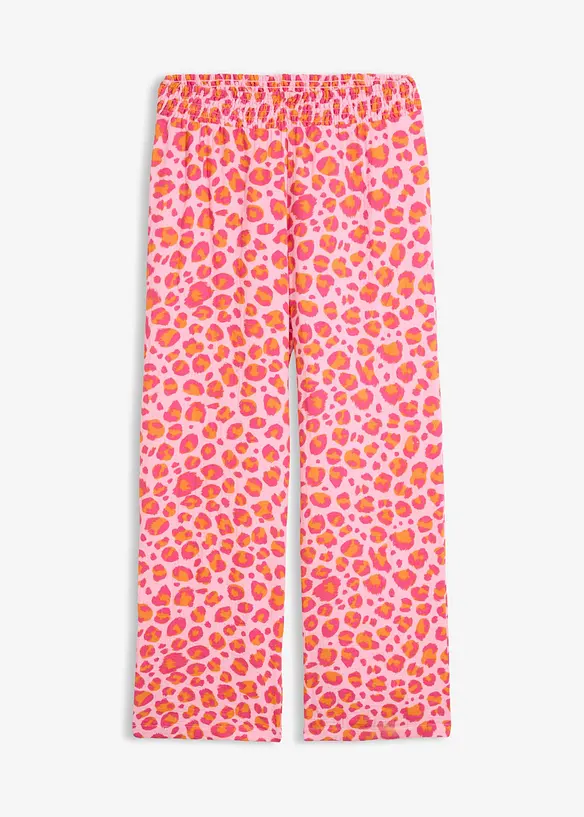 Pantaloni con elastico in vita in mussola vaporosa, bonprix