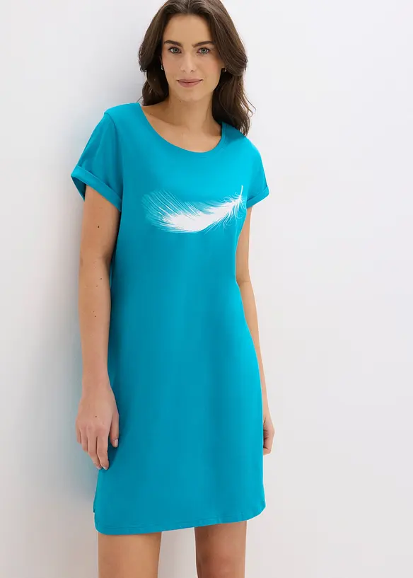 Camicia da notte corta in puro cotone biologico, bonprix