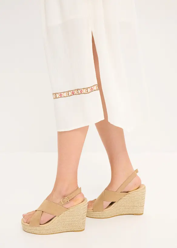 Abito midi boho chic in viscosa fluida, bonprix