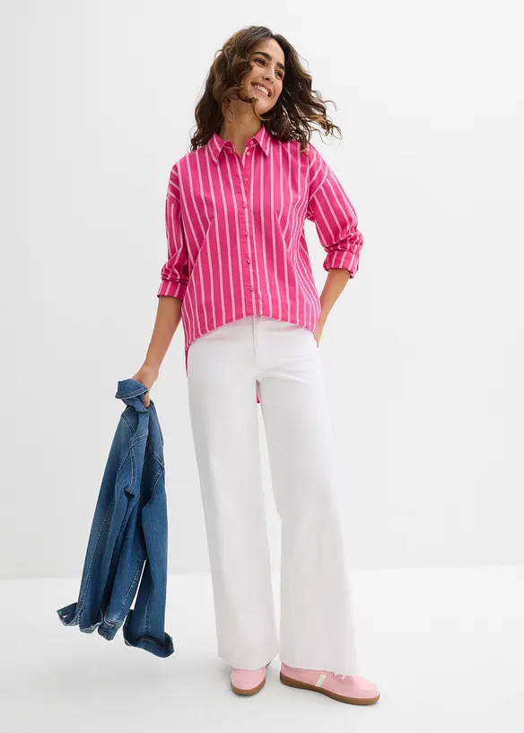 Camicia oversize in puro cotone, bonprix