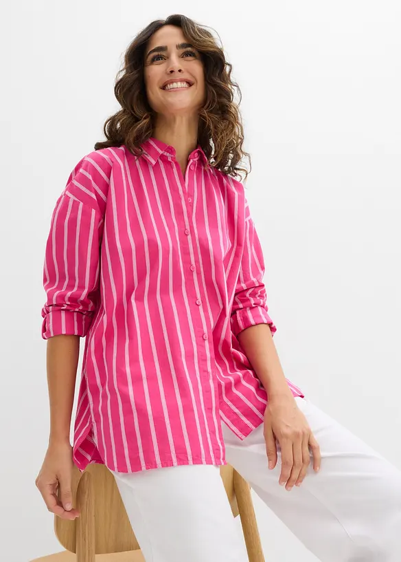 Camicia oversize in puro cotone, bonprix