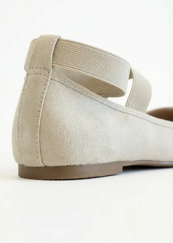 Ballerine con cinturini elasticizzati, bonprix