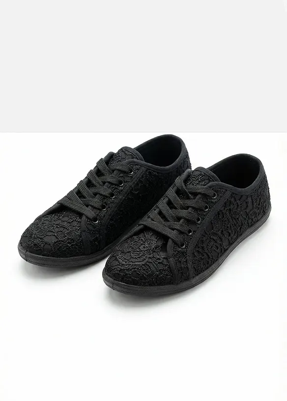 Sneaker con pizzo, bonprix