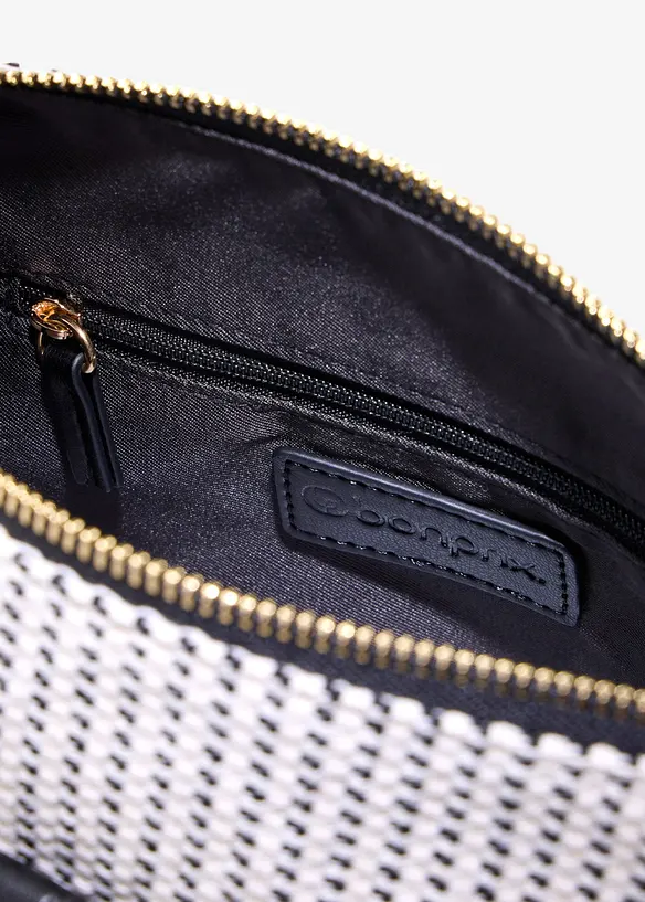 Borsa a tracolla in tessuto con piccolo dettaglio, bonprix