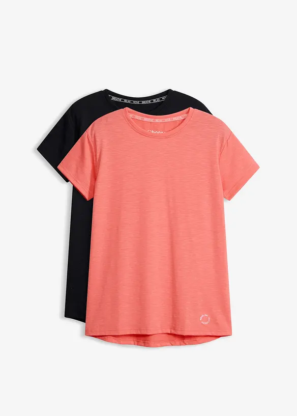 Maglia per sport ad asciugatura rapida (pacco da 2), bonprix