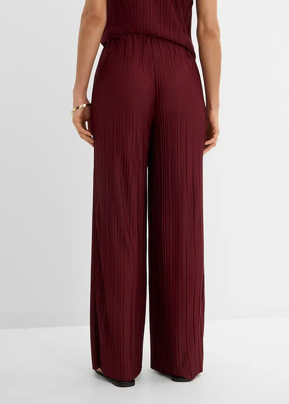 Pantaloni in jersey plissettati, bonprix