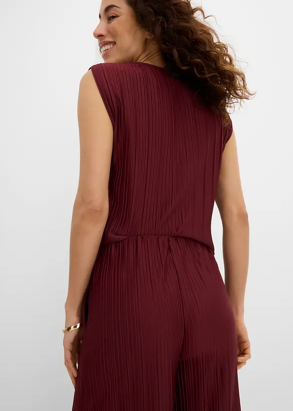 Pantaloni in jersey plissettati, bonprix