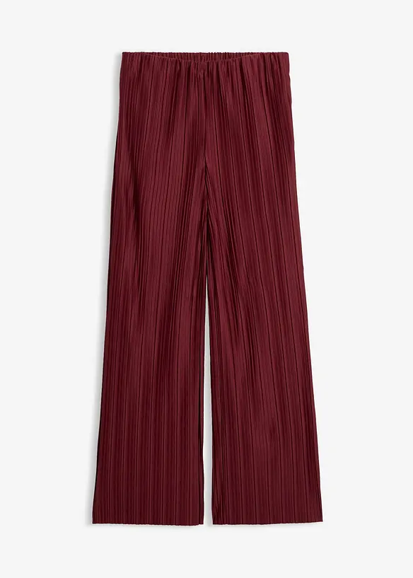 Pantaloni in jersey plissettati, bonprix
