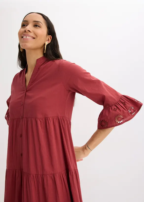 Abito lungo in puro cotone, bonprix