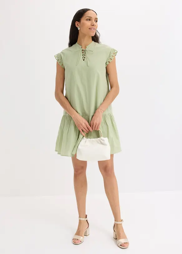 Abito tunica in puro cotone, bonprix