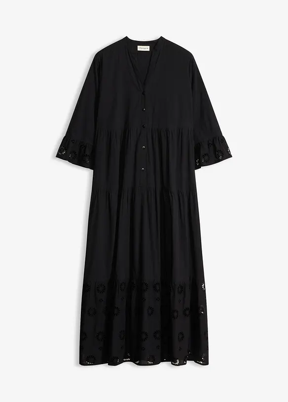 Abito lungo in puro cotone, bonprix