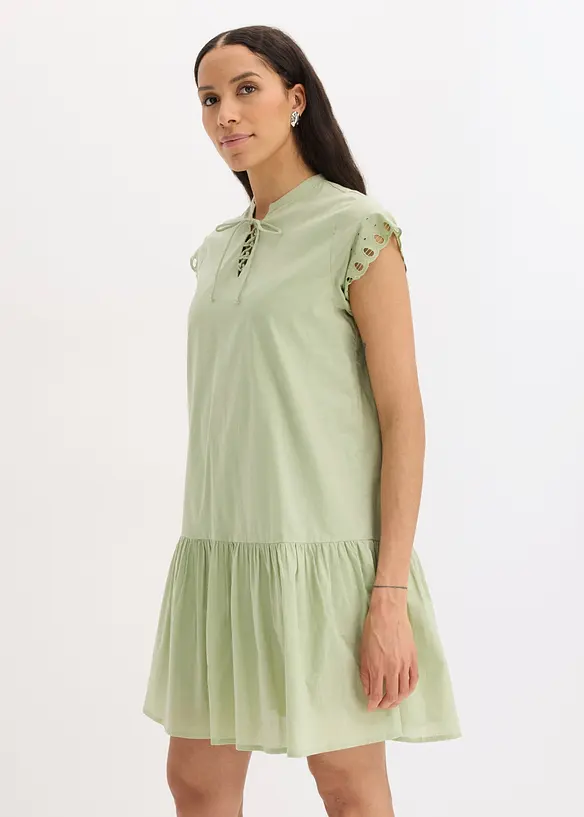 Abito tunica in puro cotone, bonprix
