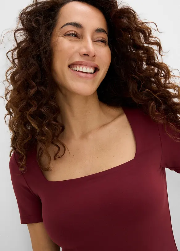Maglia con scollatura a carr&eacute;, bonprix