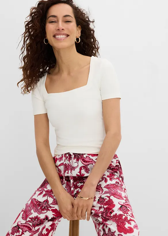 Maglia con scollatura a carr&eacute;, bonprix
