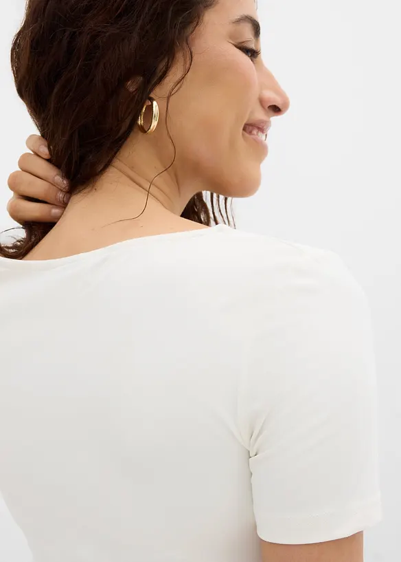 Maglia con scollatura a carr&eacute;, bonprix