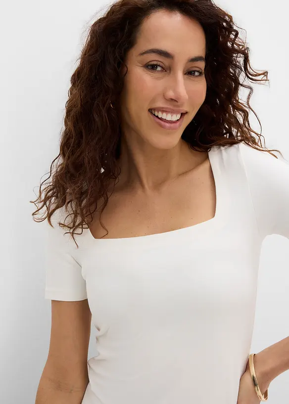 Maglia con scollatura a carr&eacute;, bonprix