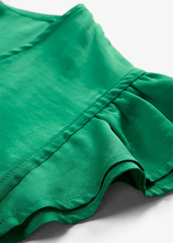 Blusa con volant, bonprix