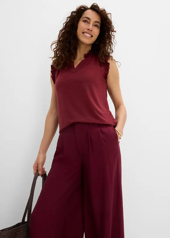 Top con pizzo, bonprix