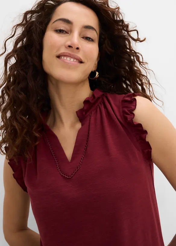 Top con pizzo, bonprix