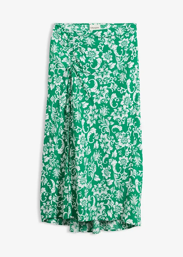 Gonna midi in misto viscosa morbido, bonprix