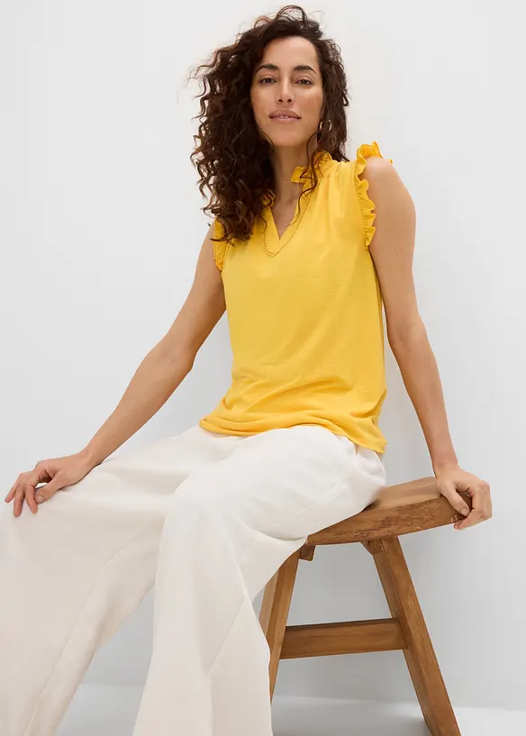 Top con pizzo, bonprix