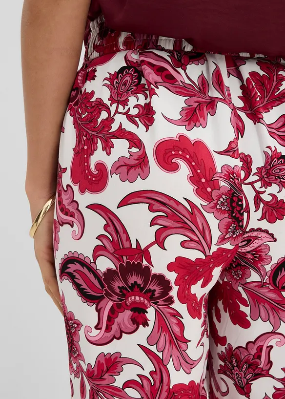 Pantaloni larghi in viscosa fluida, bonprix