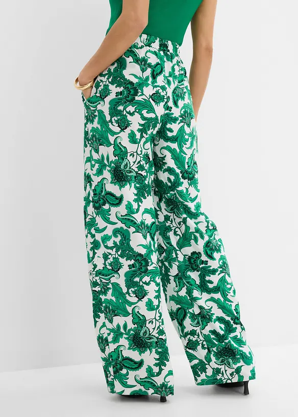 Pantaloni larghi in viscosa fluida, bonprix