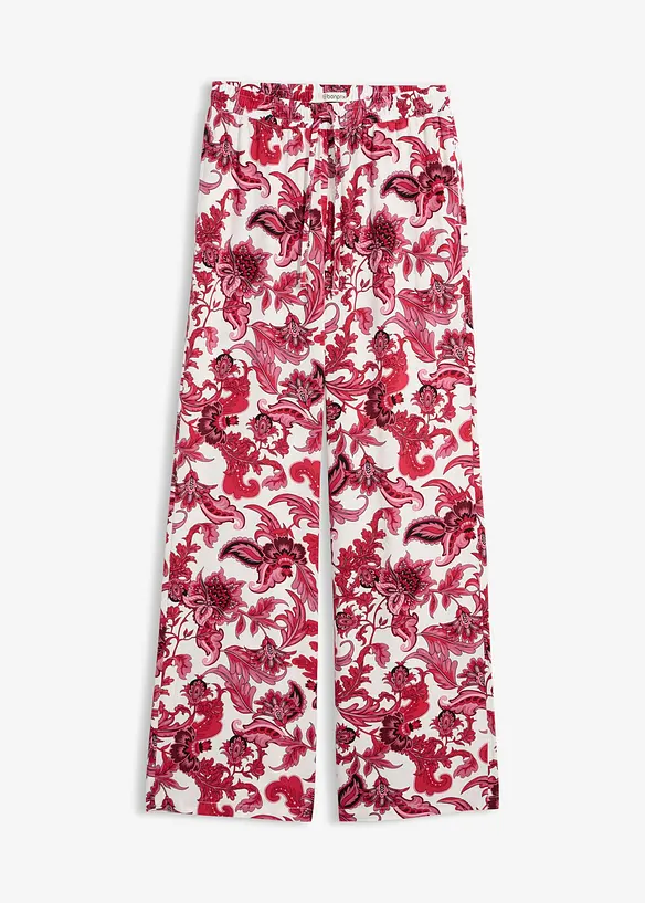 Pantaloni larghi in viscosa fluida, bonprix