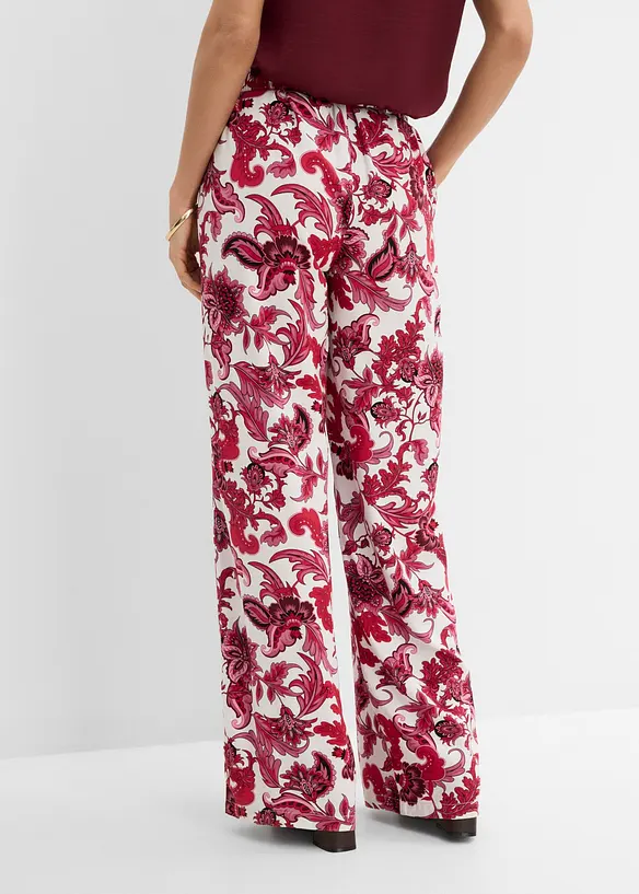 Pantaloni larghi in viscosa fluida, bonprix