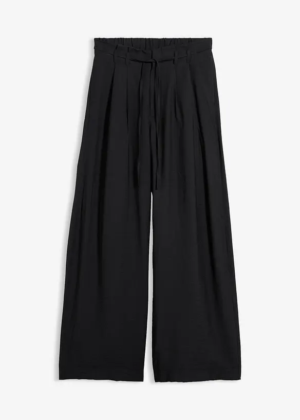 Pantaloni con elastico in vita in misto viscosa, bonprix