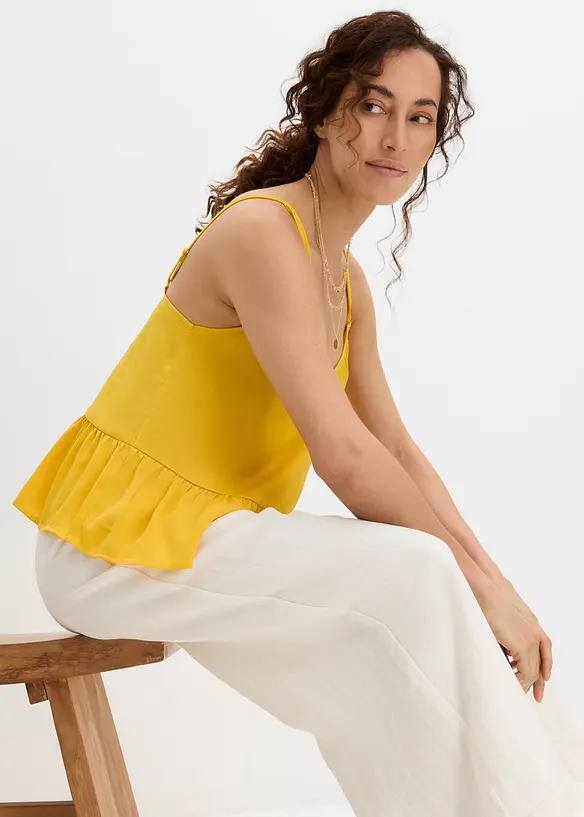 Top in satin fluido, bonprix