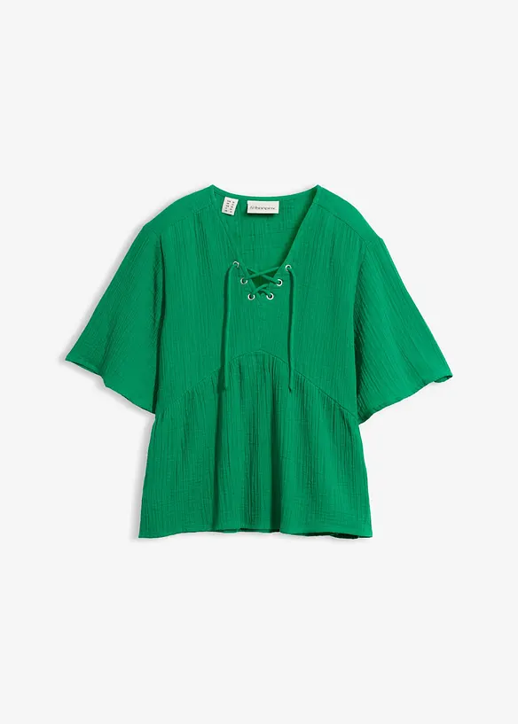Blusa in mussola vaporosa, bonprix