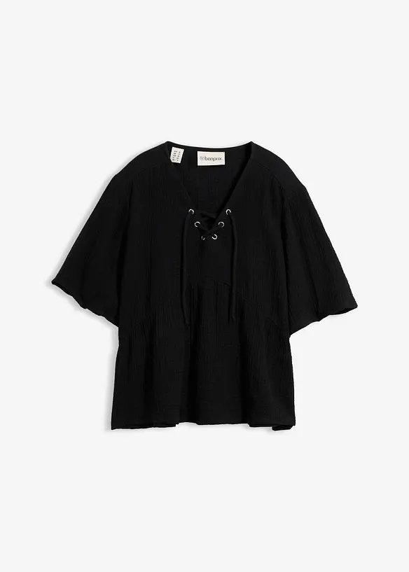 Blusa in mussola vaporosa, bonprix